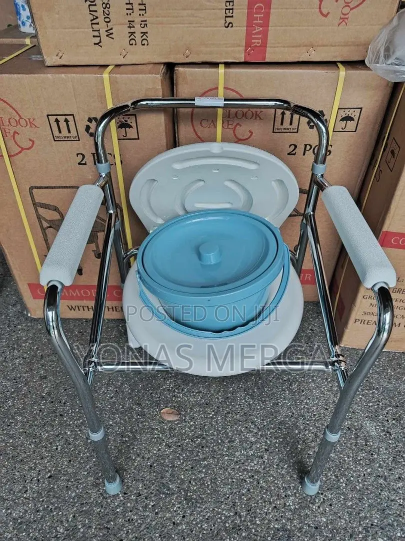 Commode Toilet博፹chair for Adult(Commode With Chair)檐caretaker Mobility