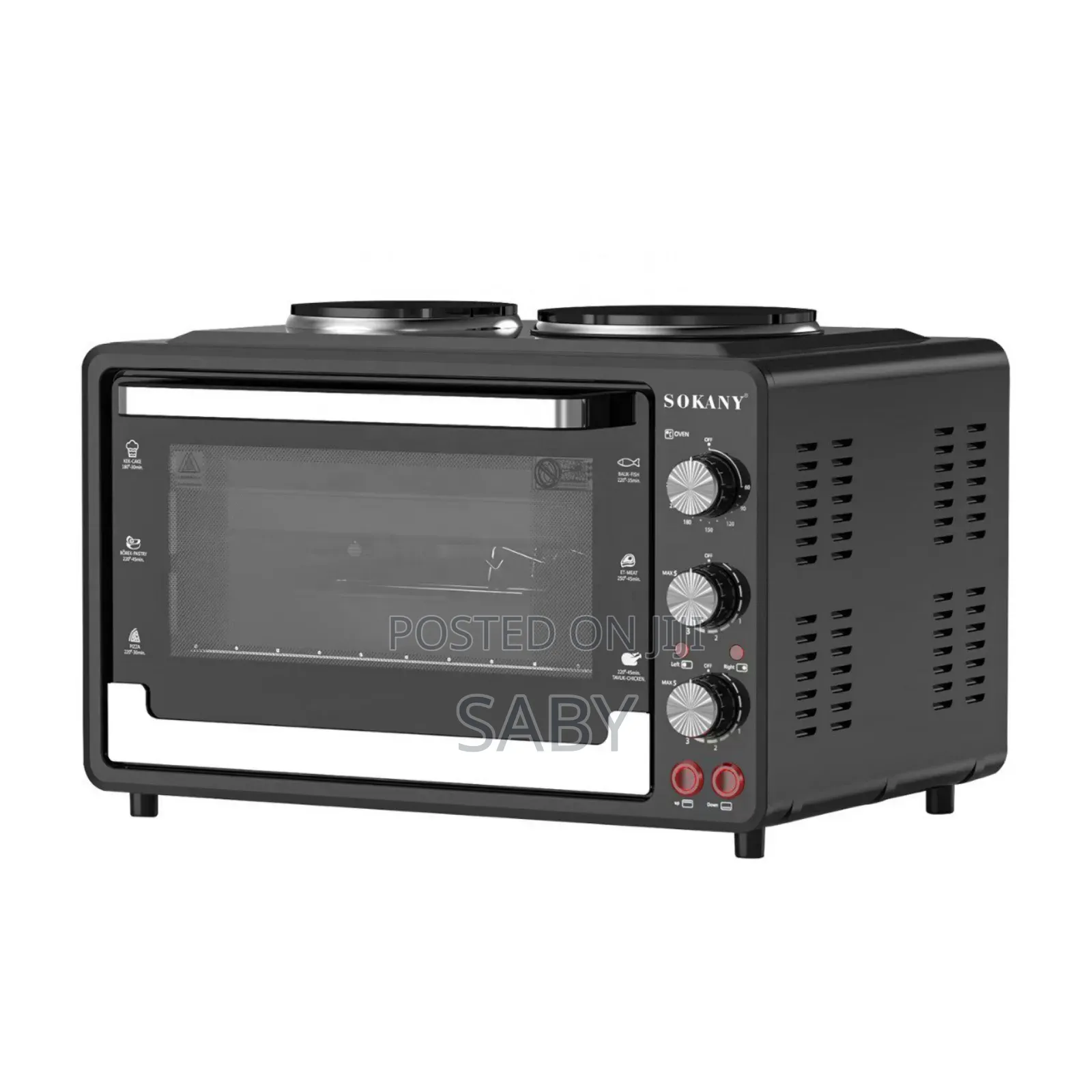 Sokany Microwave Oven
1600 Watt