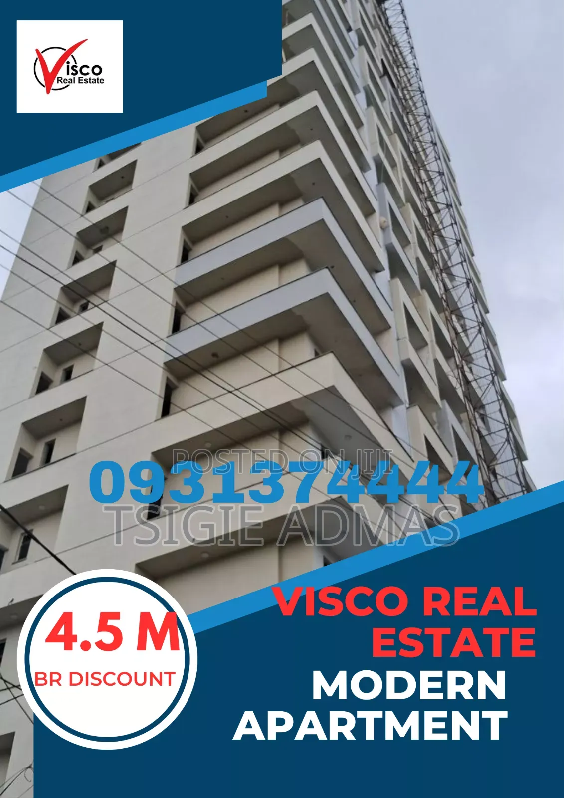 3bdrm Apartment in Visco Real Estate, Bole for sale