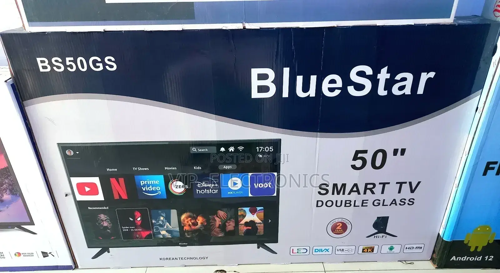 Bluestar 50 Inch Tv Smart Andeoid New 2025 Products Tv