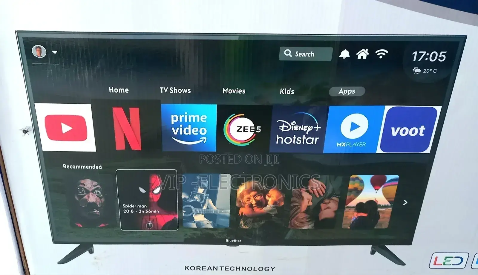 Bluestar 50 Inch Tv Smart Andeoid New 2025 Products Tv