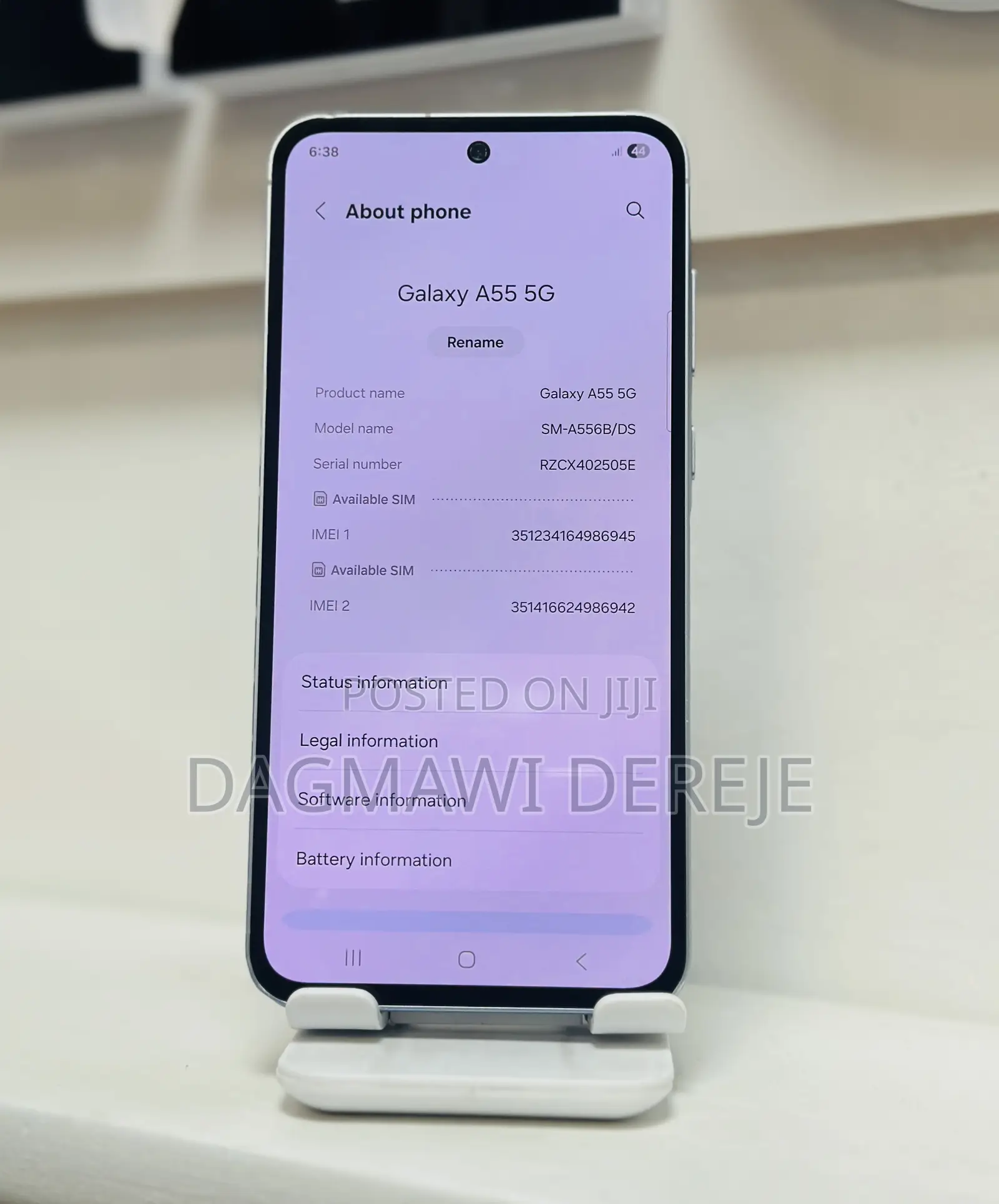 New Samsung Galaxy A55 128 GB Silver