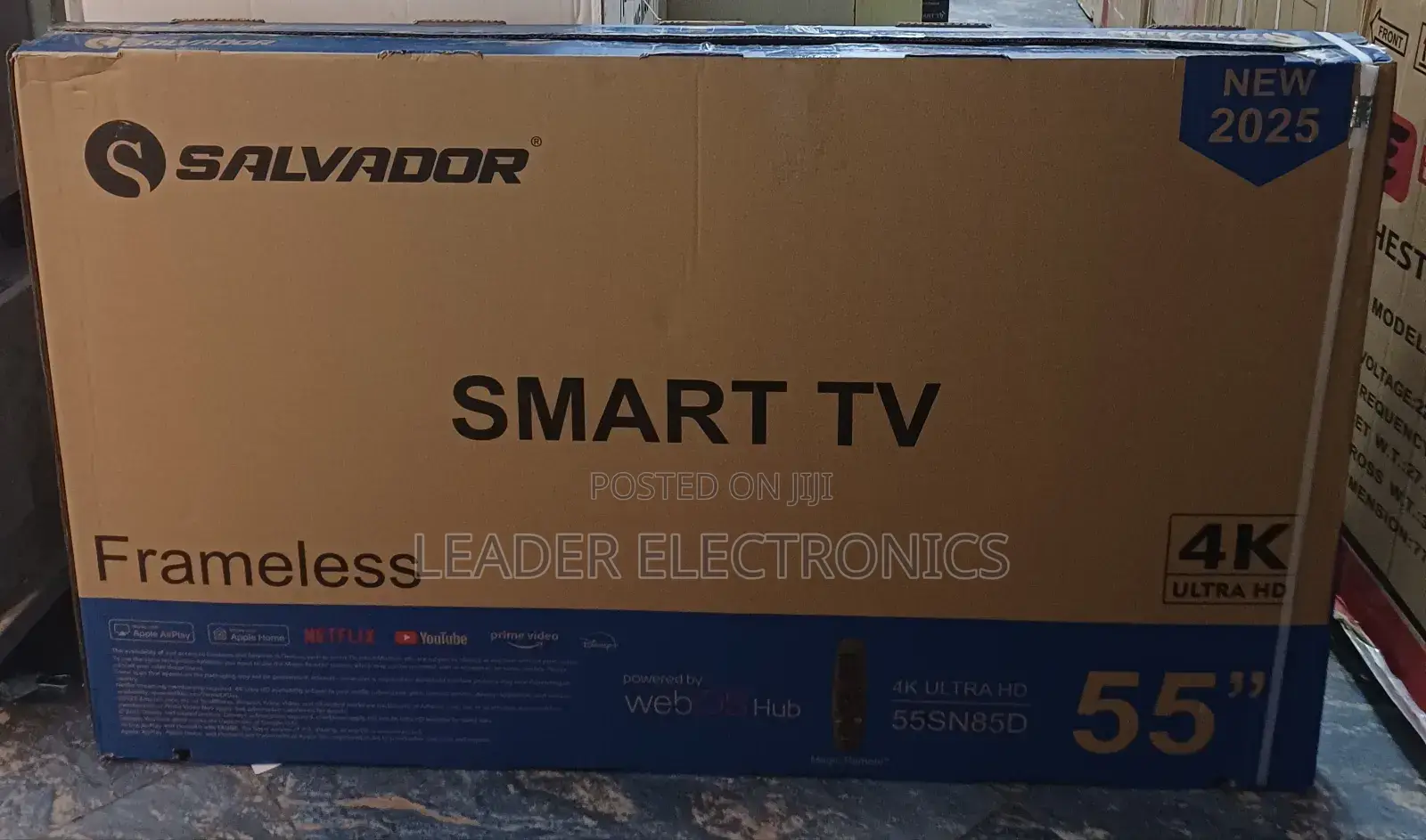 Salvador Tv 55" Smart Android Tv Frameless Design Korea Technology