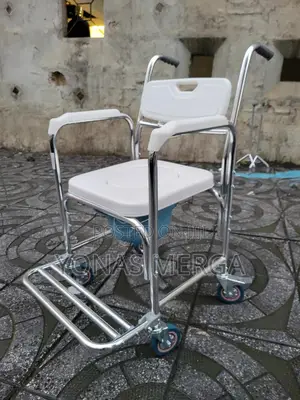 Photo - Toilet≢‱Commode Chair峨₱Seat Plate Toilet Bucket, Stable Comfortable