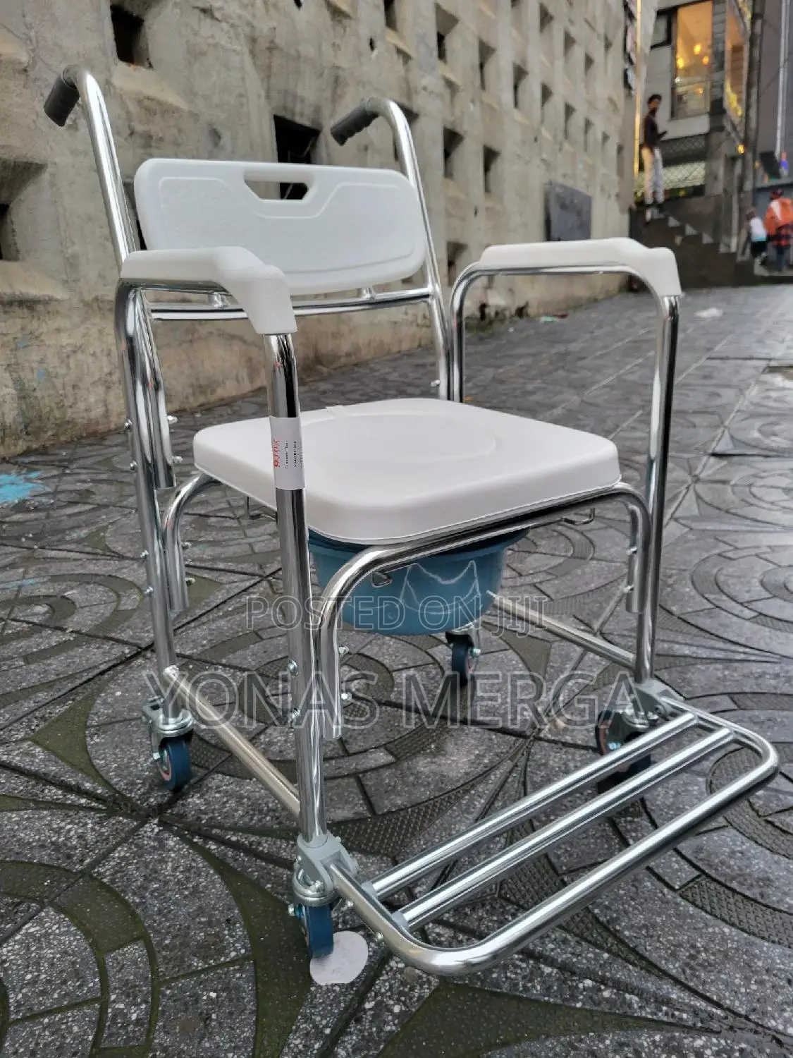 Toilet Chair𤳙工special Bath Chair With Wide Footrest虢[]Commodo Chair