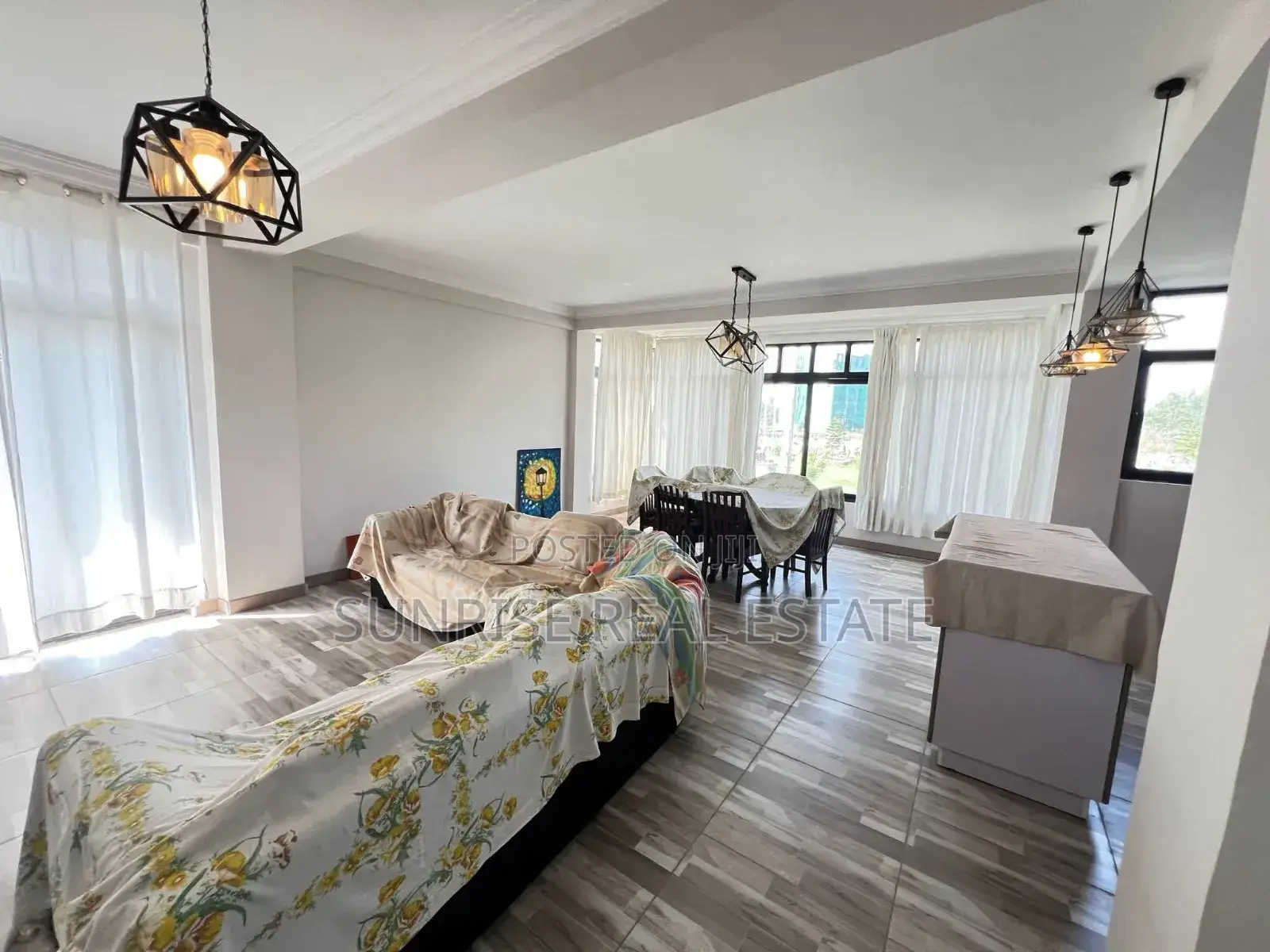 Furnished 3bdrm Apartment in Bole for rent