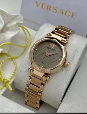 Photo - Versace Brand Stainless Steel Case Ladies Hand Watch