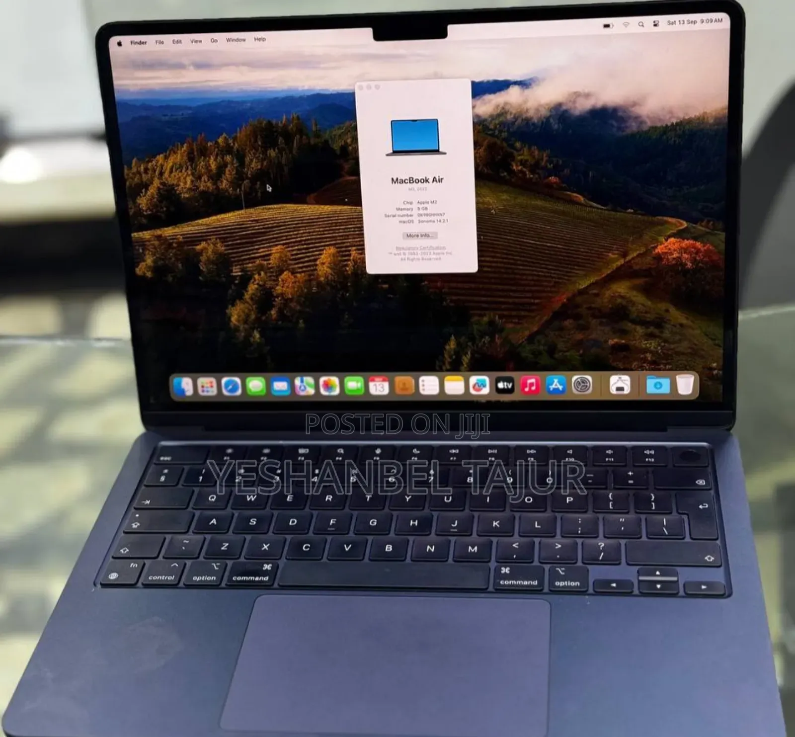 New Laptop Apple MacBook Air 8GB Apple M2 SSD 256GB