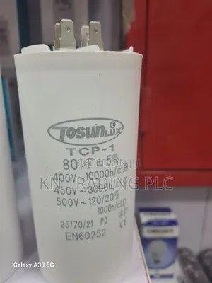 Photo - Capacitor 80micro Farad