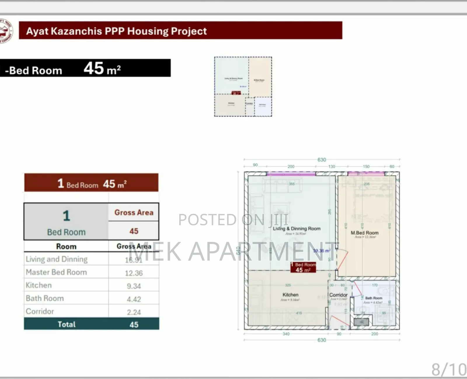 3bdrm Apartment in ካዛንቺስ, Kirkos for sale