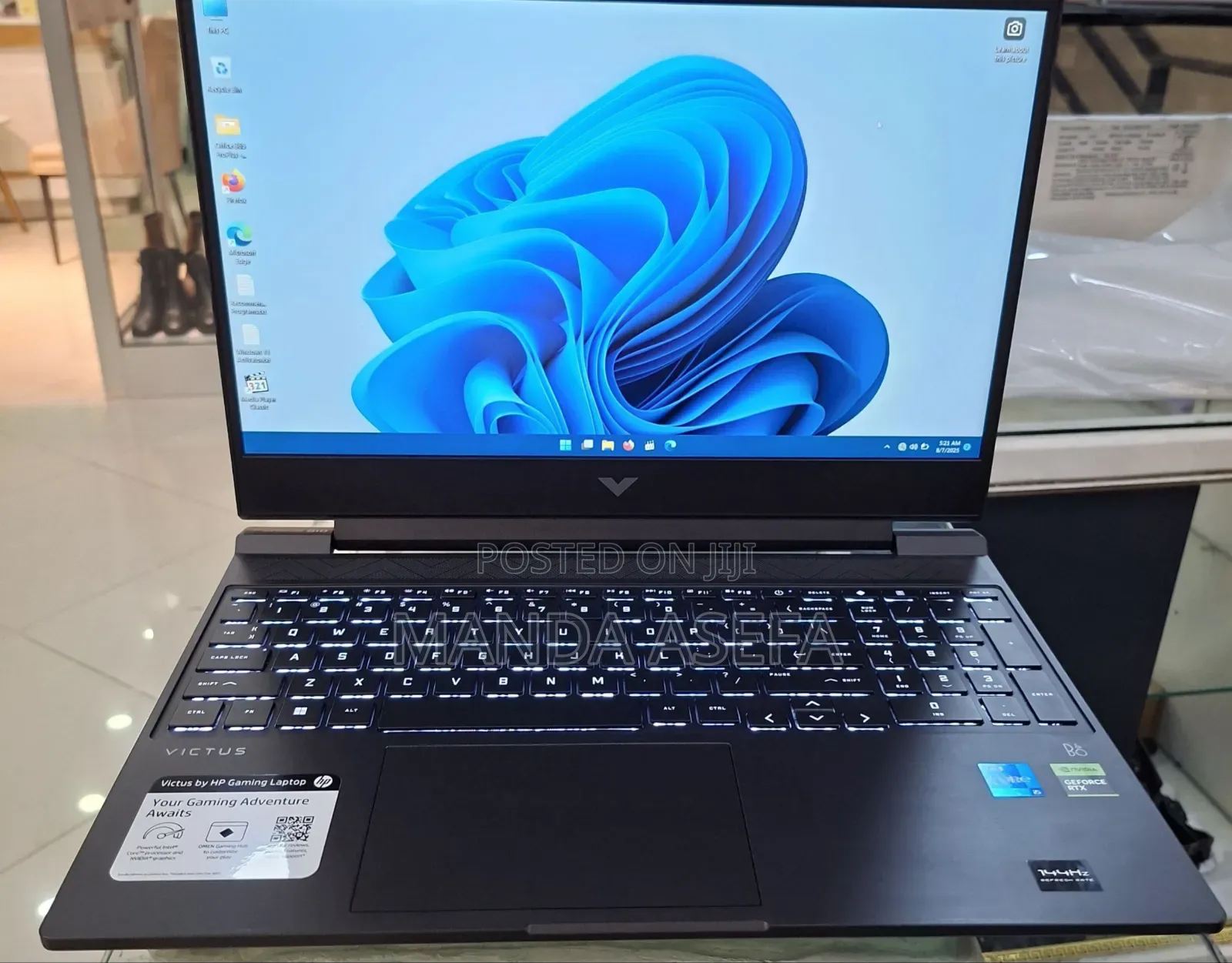 New Laptop HP Victus 15 16GB Intel Core I5 SSD 512GB