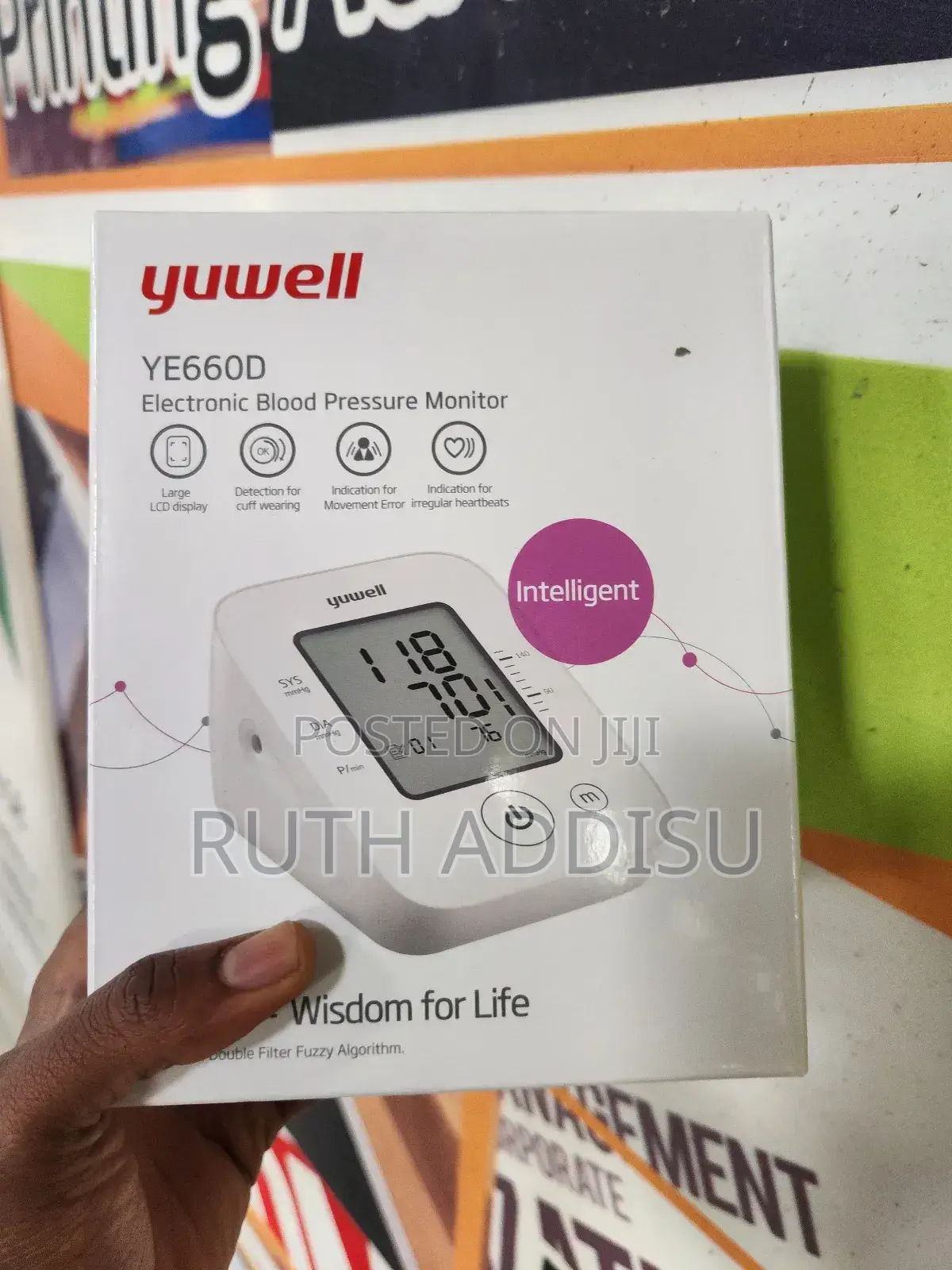 Yuwell Digital Blood Pressure Monitor庭長brand New Packed Digit Bp