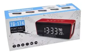 Photo - Usb Rechargeable Wireless Bluetooth Speaker With Digital Alarm Clock