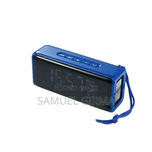 Usb Rechargeable Wireless Bluetooth Speaker With Digital Alarm Clock