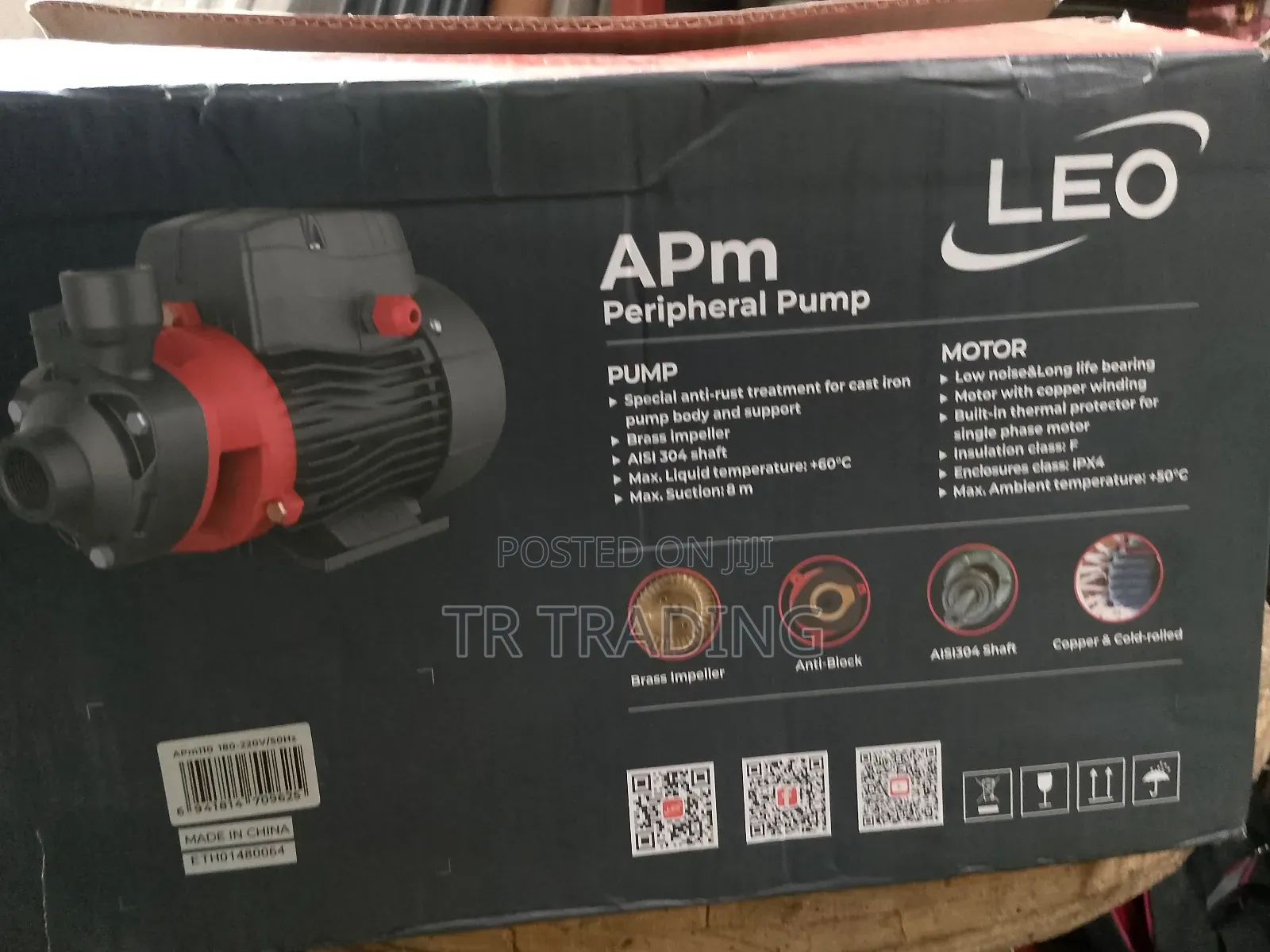 Leo Water Pump 1.1 Kw,220 Volt