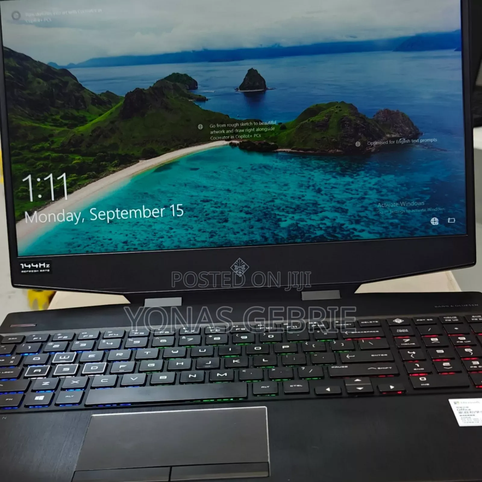 New Laptop HP Omen 15 16GB Intel Core I7 SSD 512GB