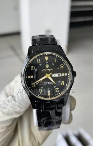 Photo - Poedagar Full Black Watch for Mens