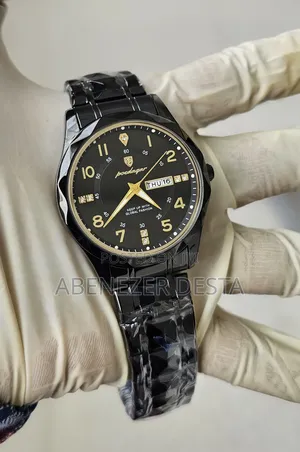 Poedagar Luxury Watch for Mens Black