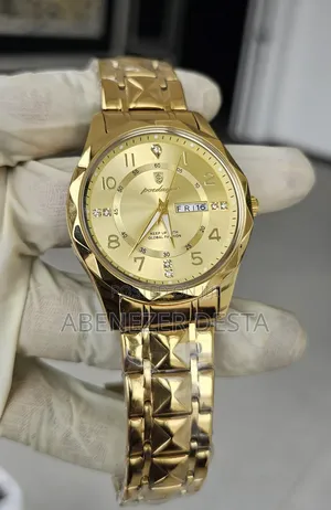 Men's Luxury Watchs Full Golden Poedagar