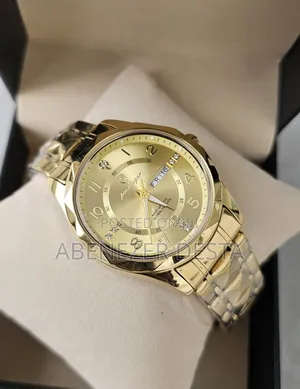 Men's Luxury Watchs Full Golden Poedagar