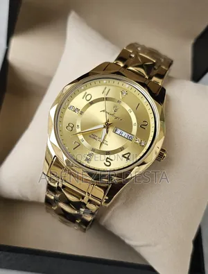 Men's Luxury Watchs Full Golden Poedagar