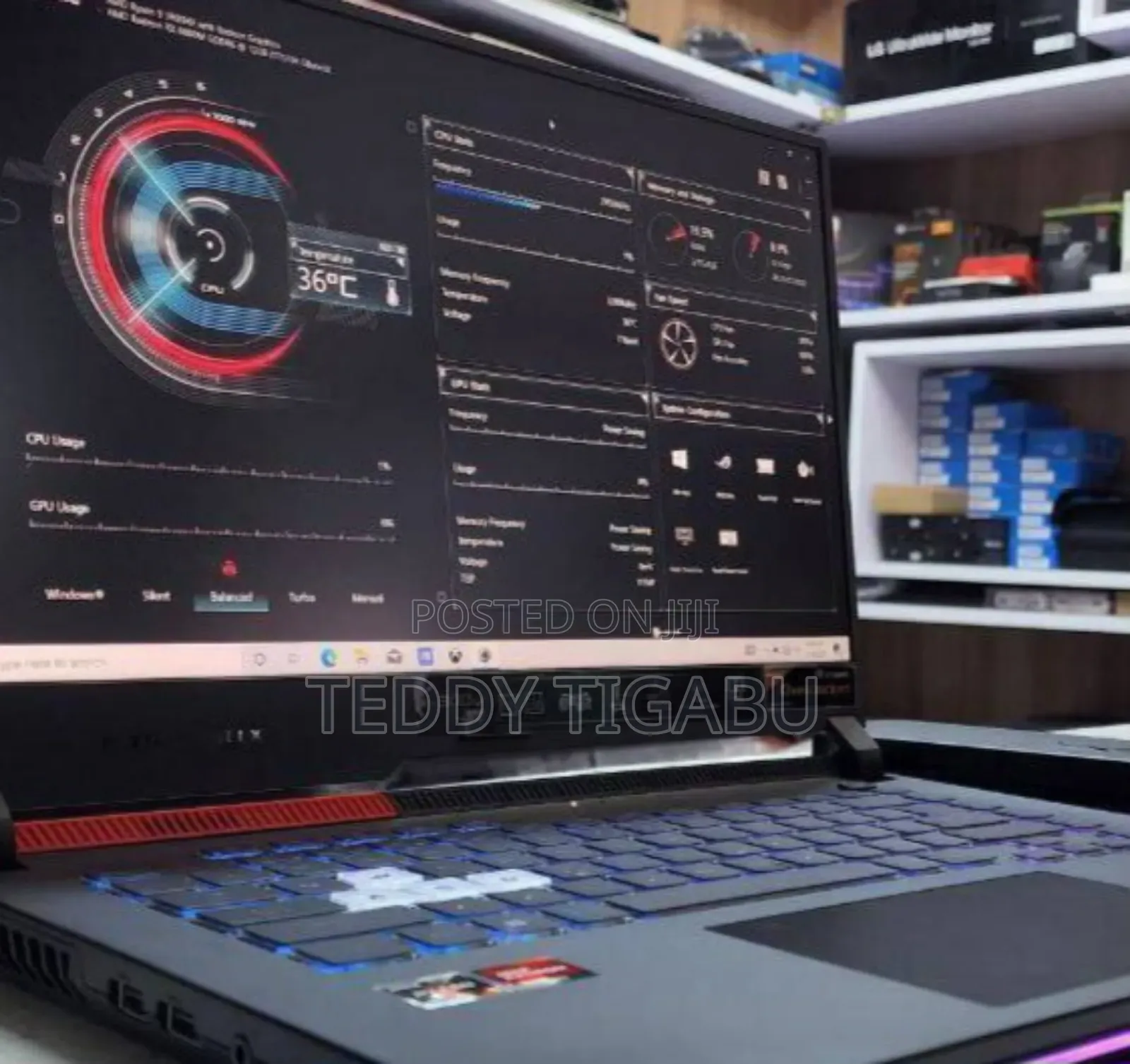 New Laptop Asus ROG Strix G15 16GB AMD Ryzen 9 SSD 512GB