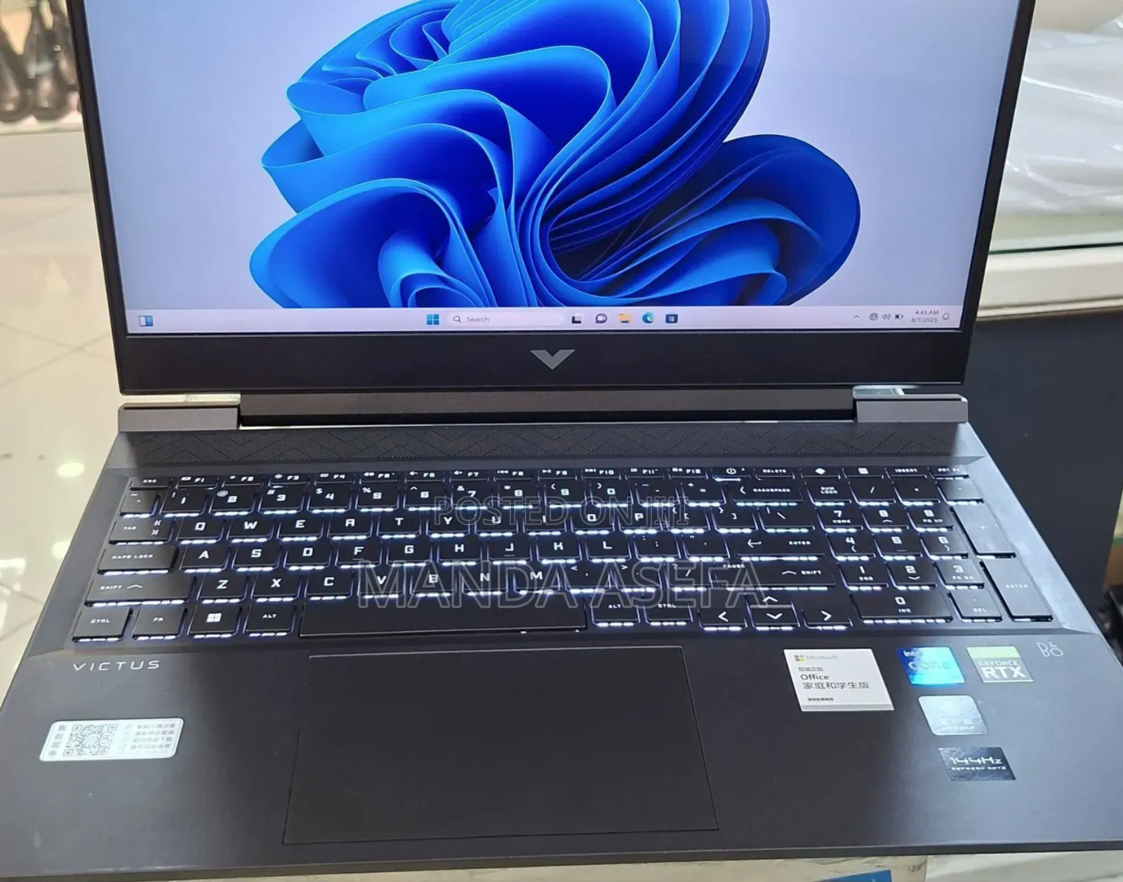 New Laptop HP Victus 15 16GB Intel Core i5 SSD 512GB