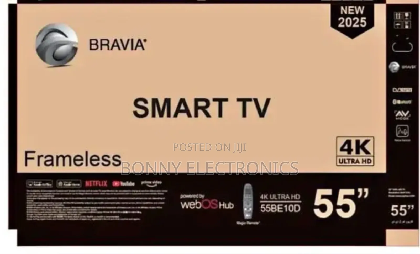 Bravia 55" Uhd Frameless Tv