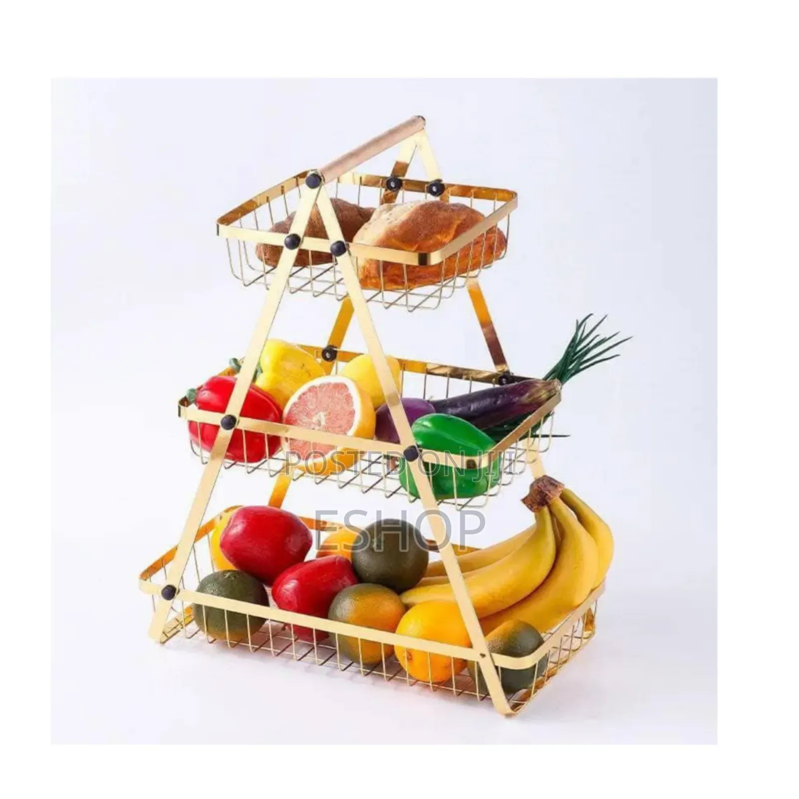 Decorative and Functional 3-Story Fruit Basket for Your Table