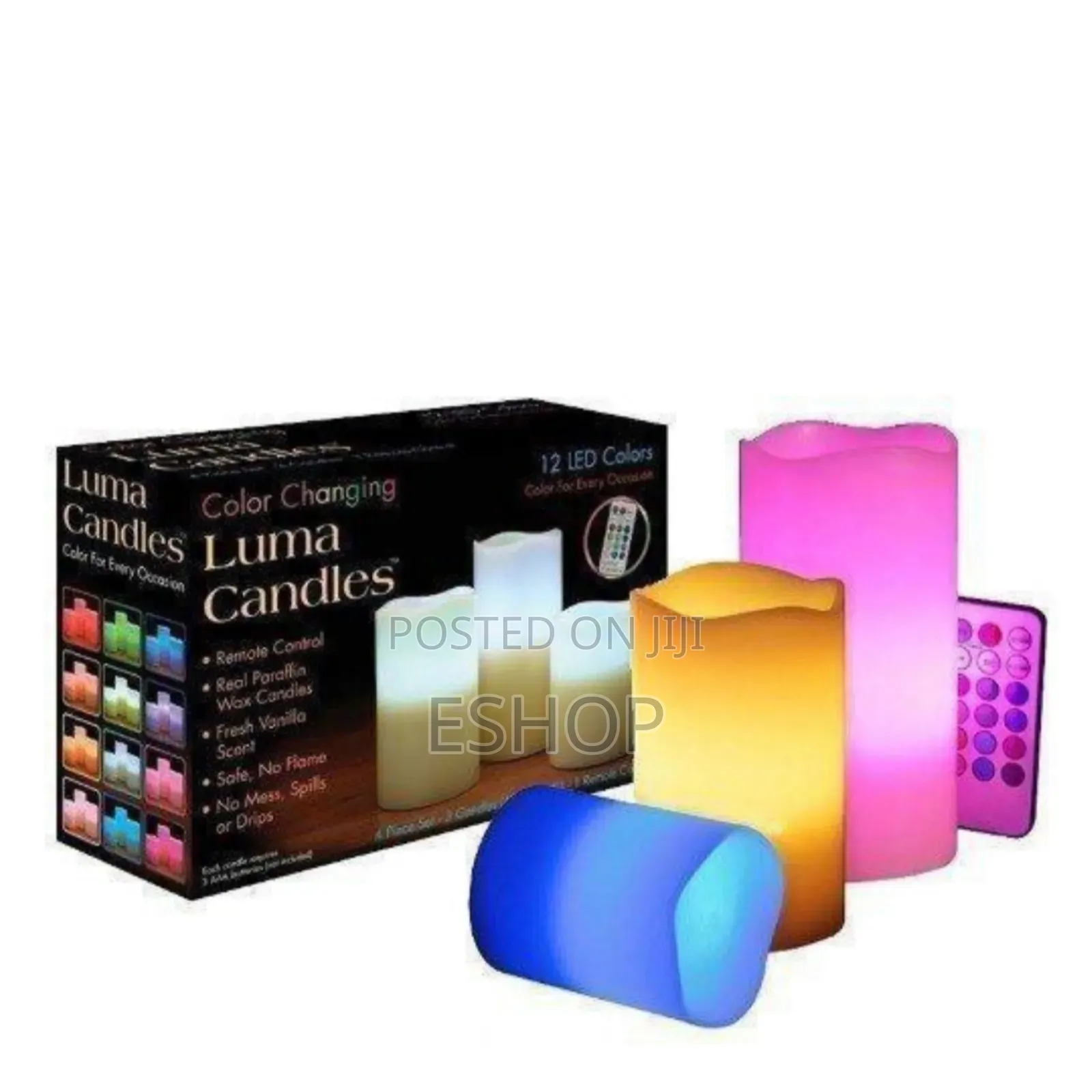 Enchanting Flicker Effect Candles That Cycle Through Colors