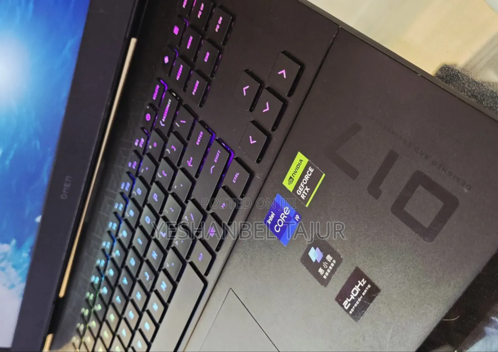 New Laptop HP Omen 17 16GB Intel Core I9 SSD 1T