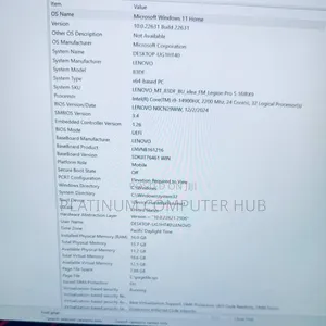 New Laptop Lenovo Legion 5 16GB Intel Core i9 SSD 1T