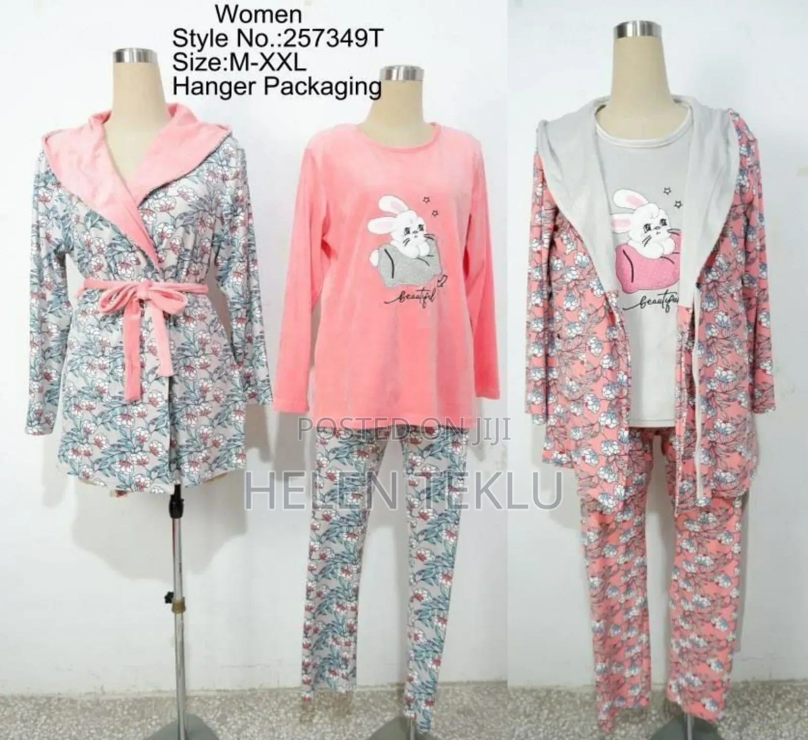 3pc Pyjamas/3ፒስ ፒጃማ