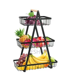 Photo - Heavy-Duty Tiered Fruit Basket - Perfect for Kitchen or Dining Room