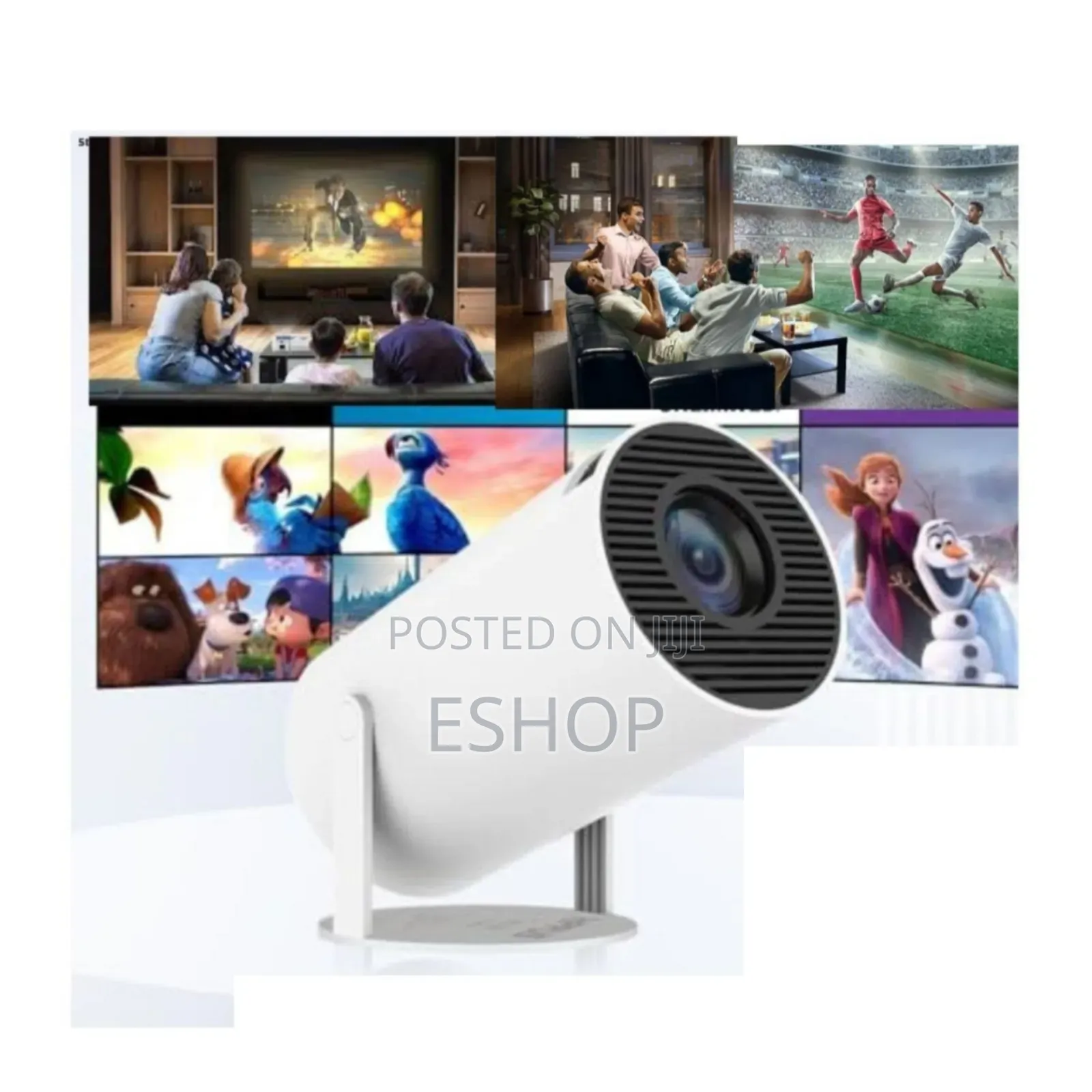 Home Theater Reimagined: Smart Android Projector With Remote