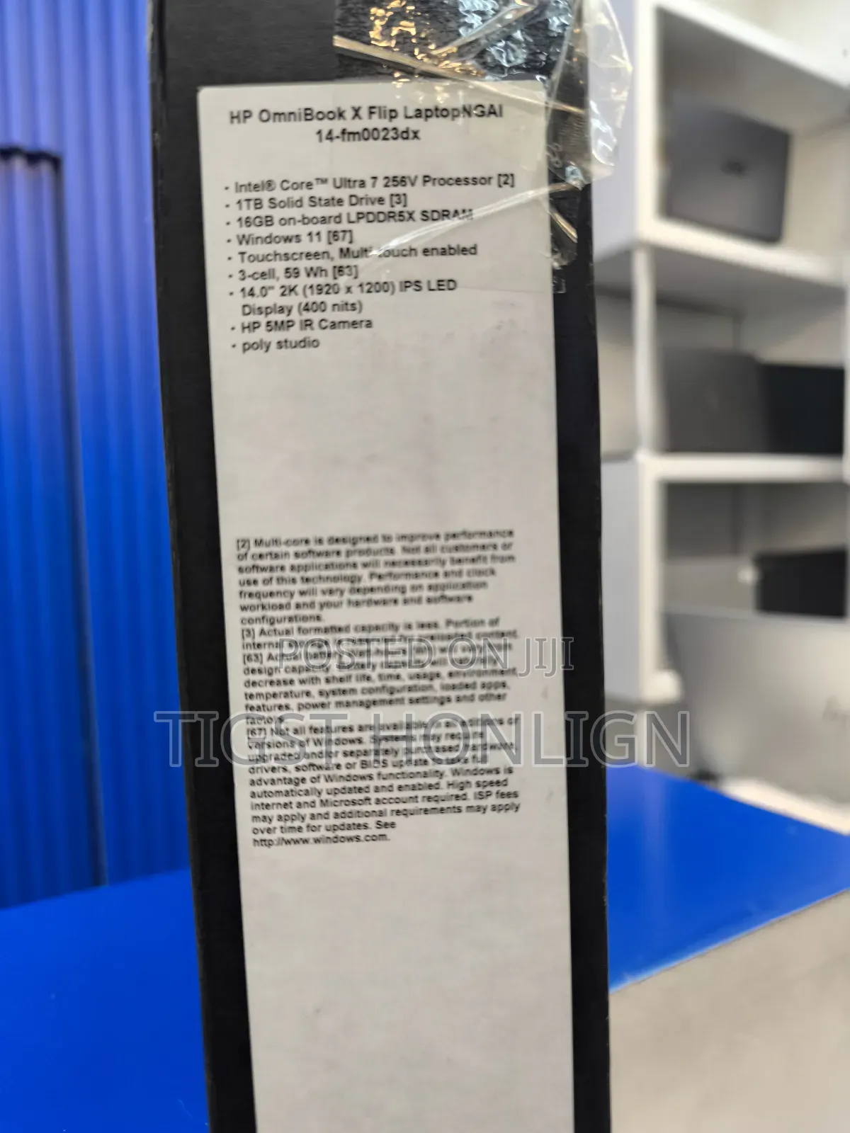 New Laptop HP OmniBook X Flip 14" 16GB Intel Core Ultra 7 SSD 1T
