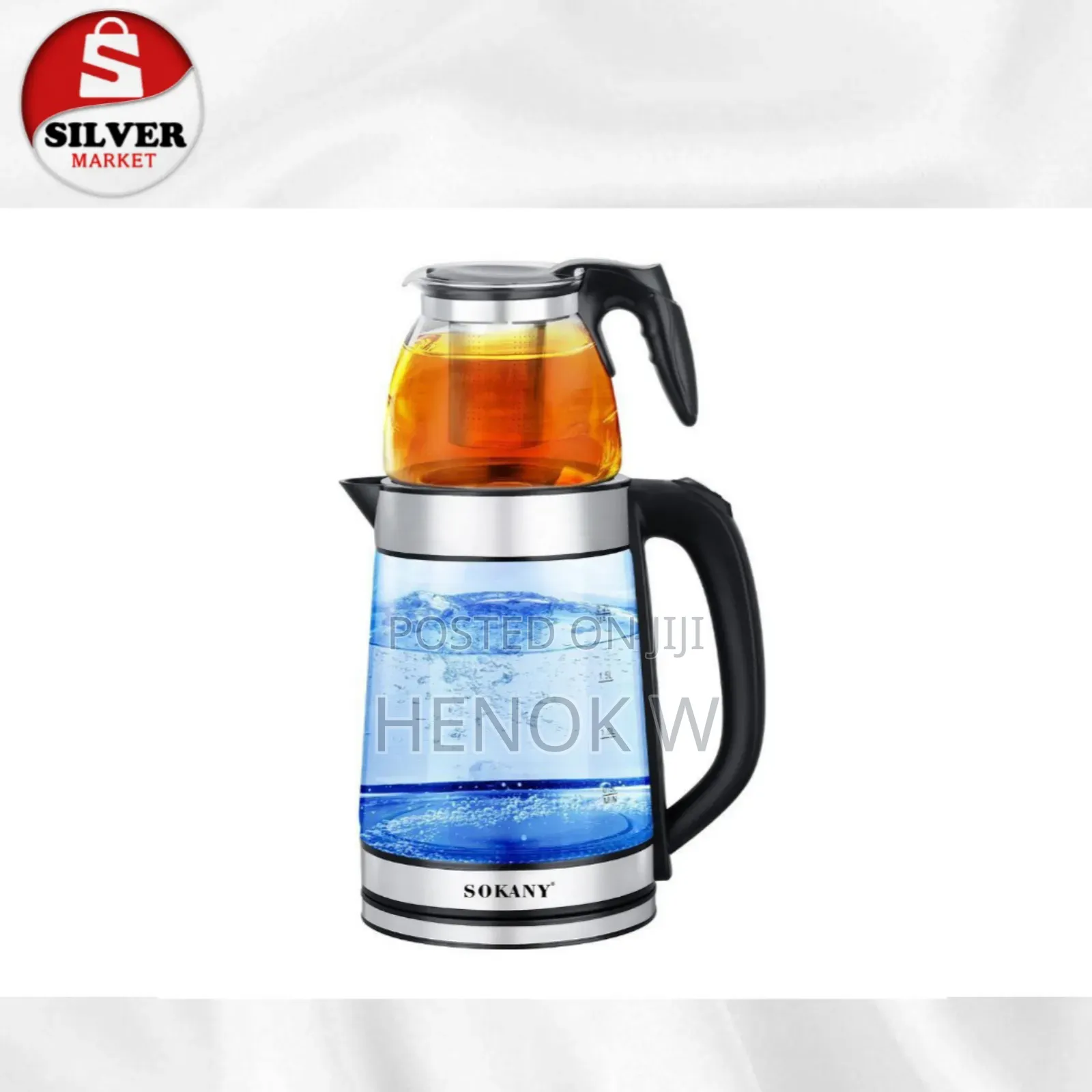 Sokany Tea Maker Electrical Keetle + Tea Pot