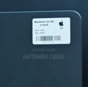 New Laptop Apple MacBook Air 2024 M3 13-Inch 16GB Apple M3 SSD 256GB