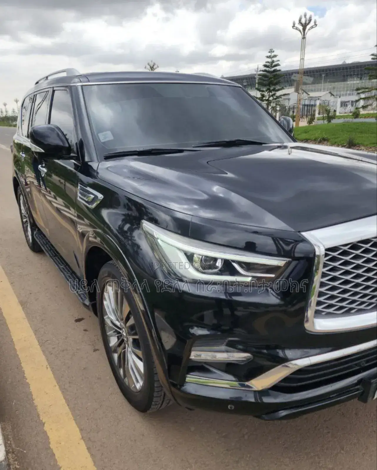 Infiniti QX80 2021 Matt Black