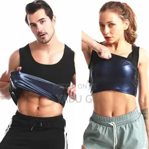 1pc Men and Women Sports Shapewear Waist Trainer Top, Sauna Sweat