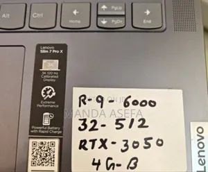 New Laptop Lenovo 32GB AMD Ryzen 9 SSD 512GB