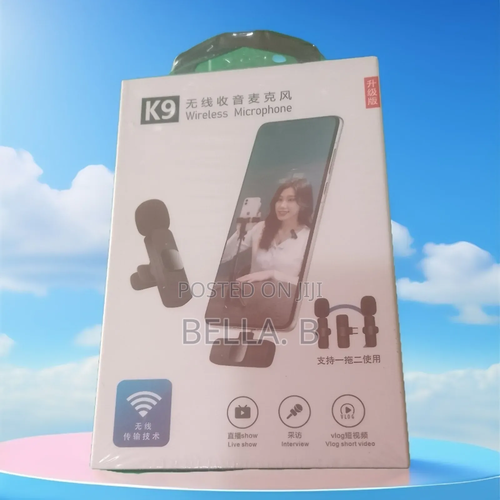  Wireless Microphone: Enhanced Sensitivity.