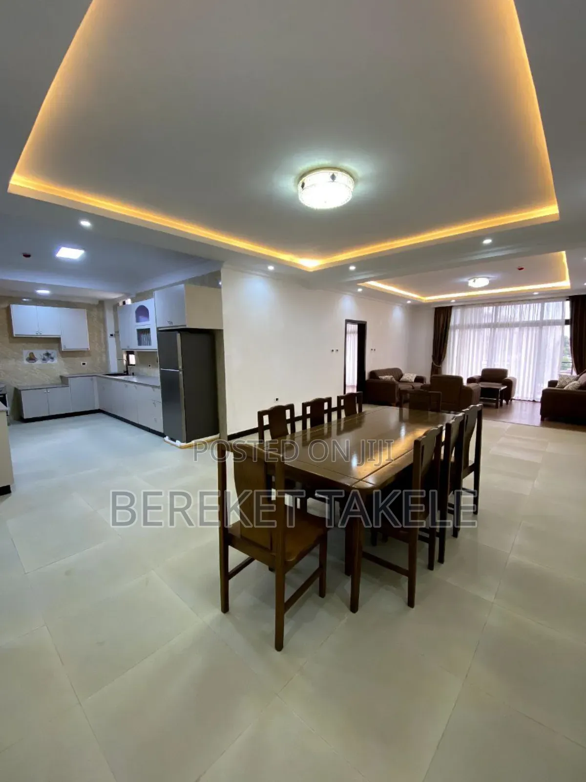 Furnished 3bdrm Apartment in Bole for rent
