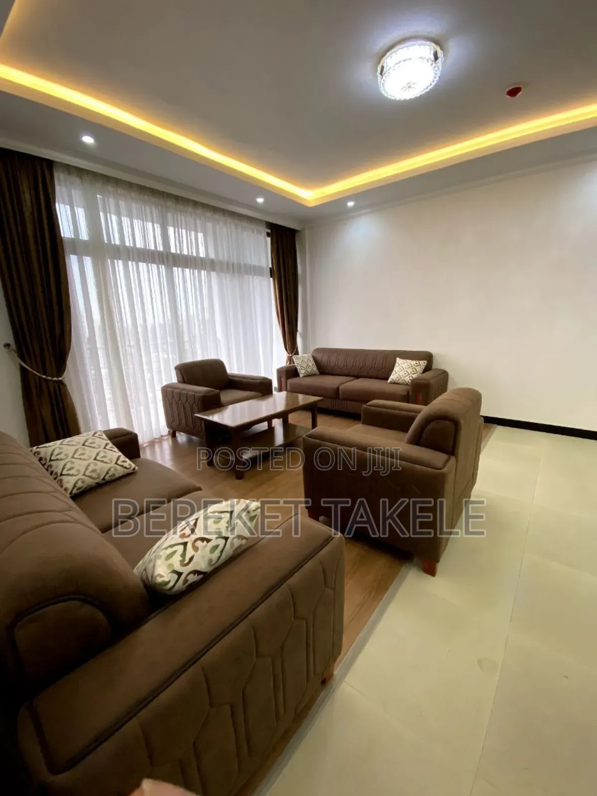 Furnished 3bdrm Apartment in Bole for rent