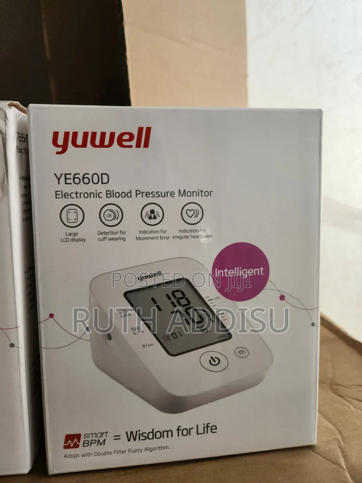 Yuwell Digital Irregular Heart Beat Monitor Digital Bp庭園bp Monitor New