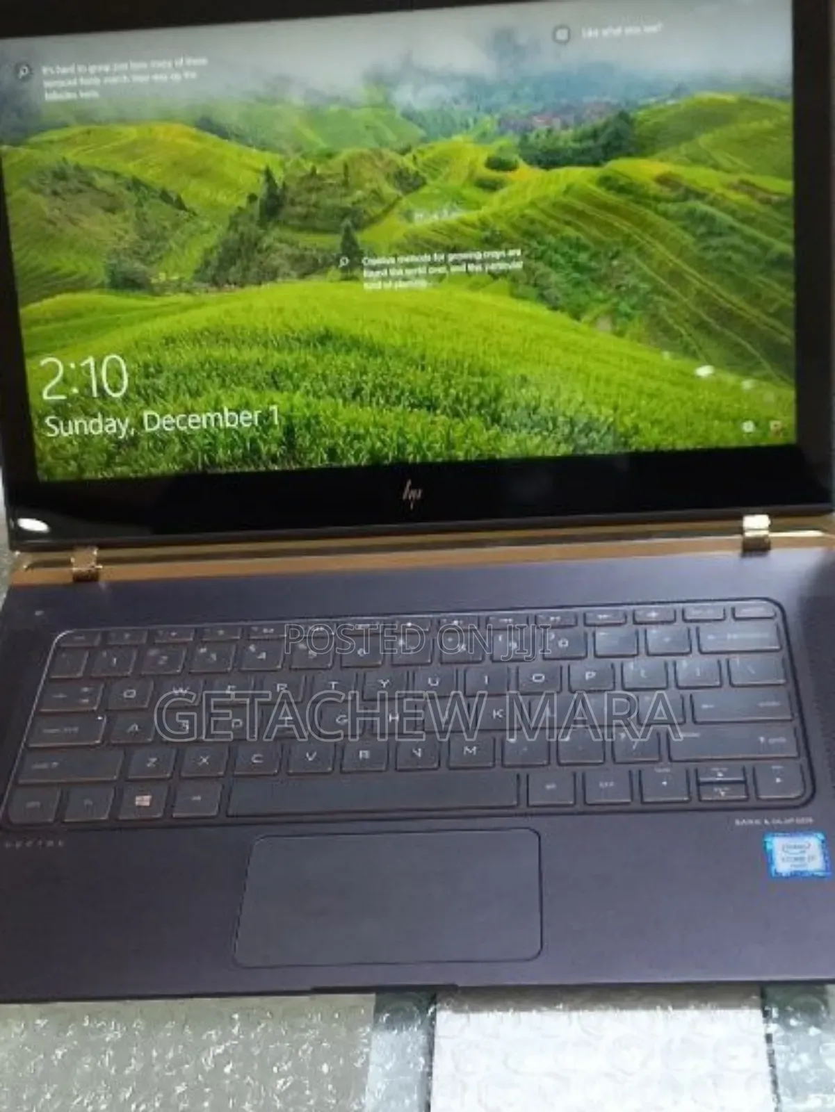 New Laptop HP Spectre 8GB Intel Core I7 SSD 256GB
