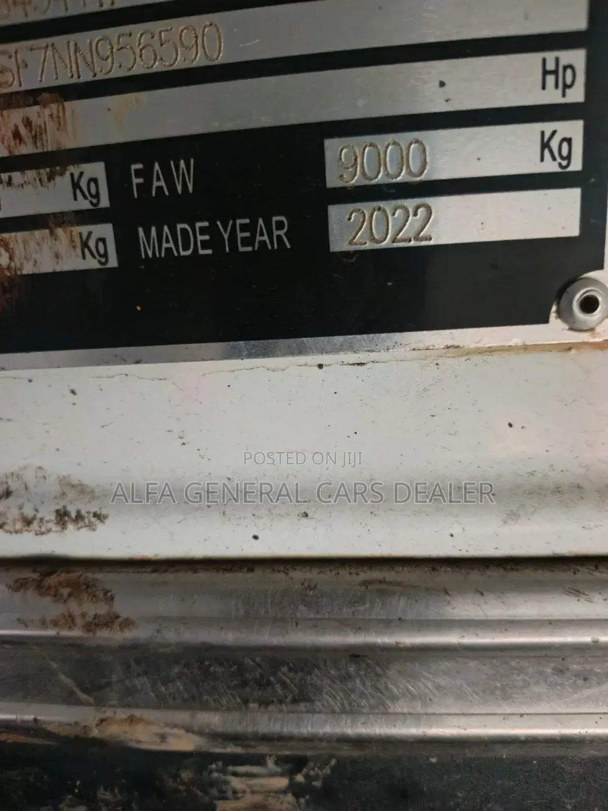 ካሶኒ 2022 ሞዴል ጎማ 80% a 15 ሺ ታርጋ