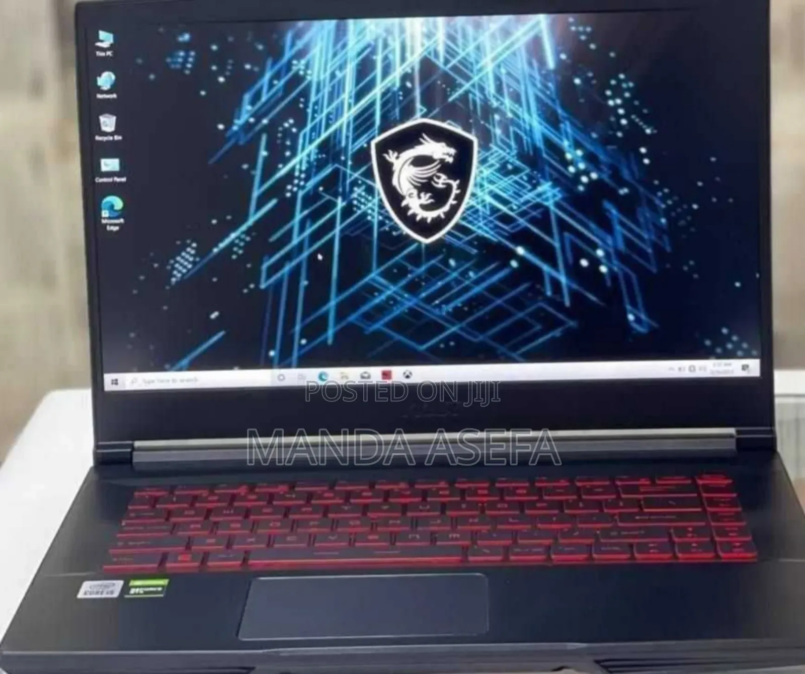 New Laptop MSI GF63 8GB Intel Core I5 HDD+SSD 1T