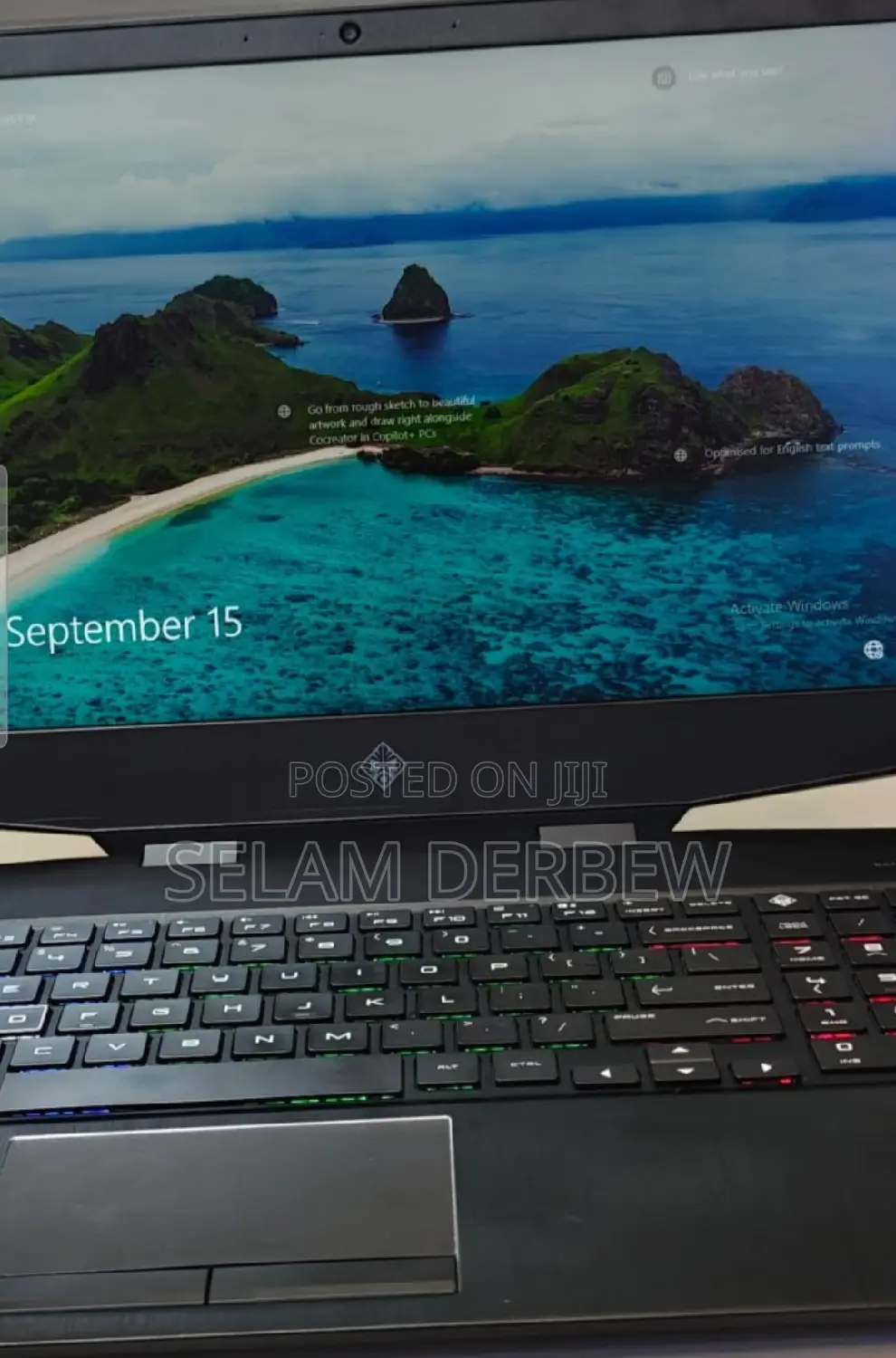 New Laptop HP Omen 15 16GB Intel Core I7 SSD 512GB