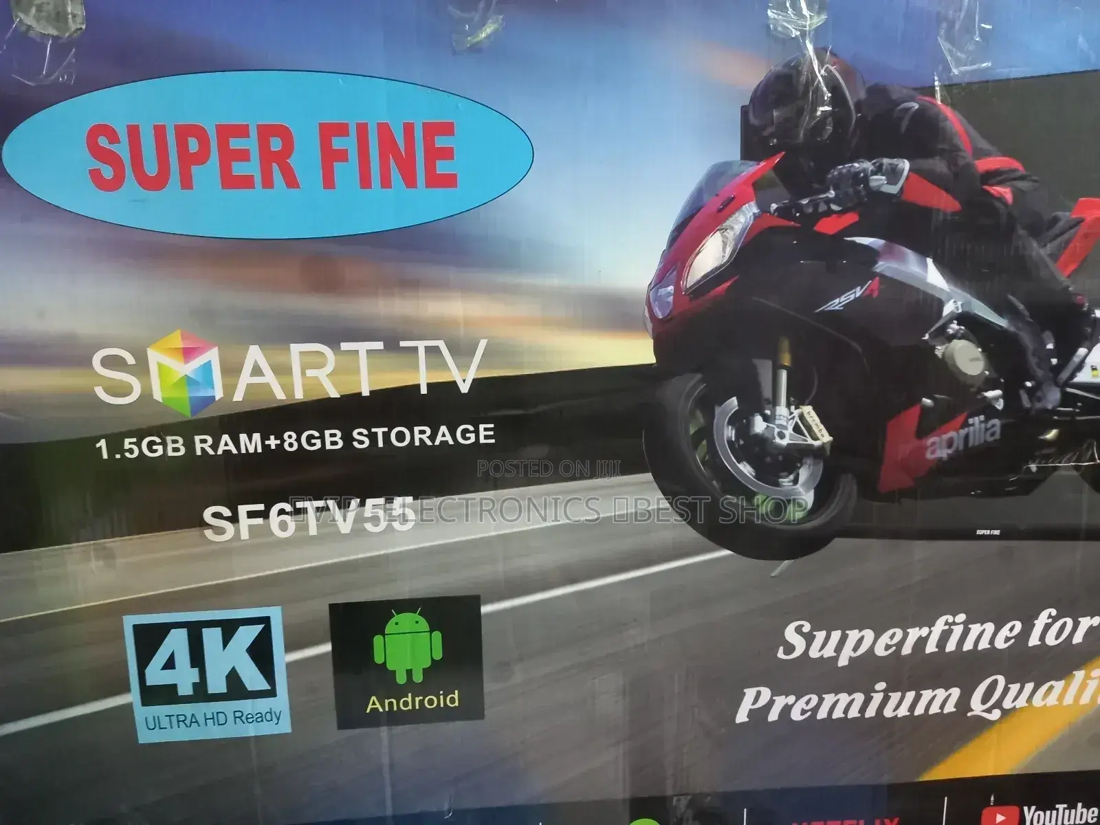 Super Fine 55"Inch Tv Smart Andeoid Tv